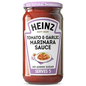 Heinz 490g Tomato & Garlic Marinara Pasta Sauce
