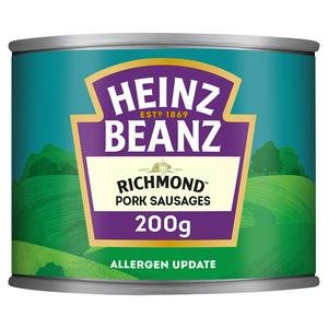 Heinz Baked Beans & Richmond Pork Sausages 200g