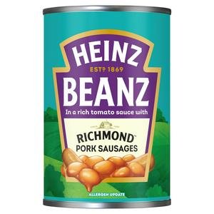 Heinz Baked Beans & Richmond Pork Sausages 415g