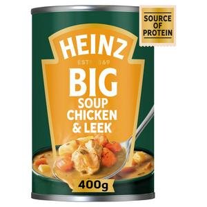 Heinz Chicken & Leek Chunky Big Soup 400g