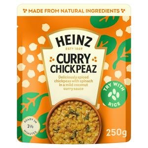 Heinz Curry Chickpeas with Coconut & Spinach 250g