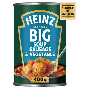 Heinz Sausage & Vegetable Chunky Big Soup 400g