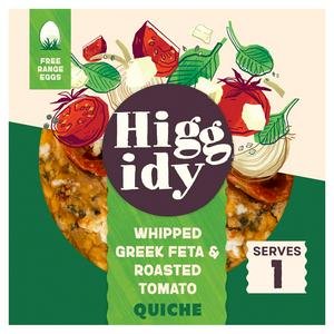 Higgidy Roasted Tomato & Greek Feta Quiche with Spinach
