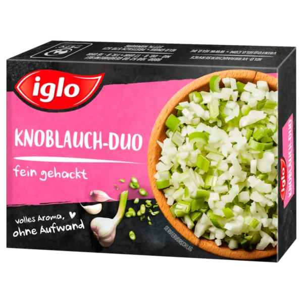 Iglo Knoblauch-Duo fein gehackt 60g
