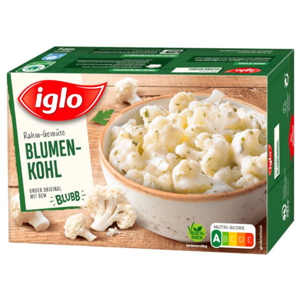 Iglo Rahmgemüse Blumenkohl 480g