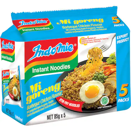 indomie mi goreng instant noodles bbq chicken multi pack
