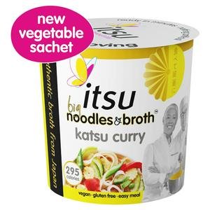 itsu 93g Big Instant Noodles & Broth Katsu Curry