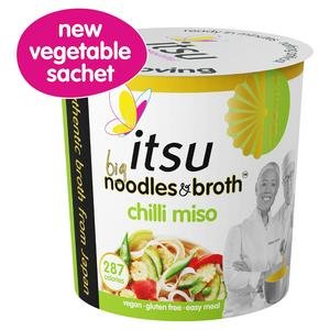 itsu Big Chilli Miso Instant Noodles & Broth Pot 98g