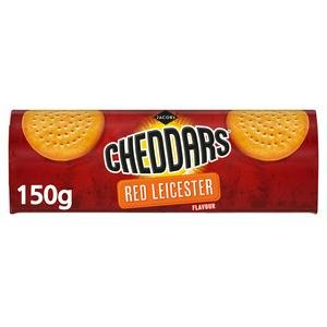 Jacob's 150g Cheddars Red Leicester Flavour Cheese Biscuits