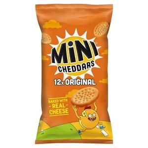 Jacob's Mini Cheddars Original Baked Snacks Multipack 12x23g