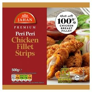 Jahan Premium Peri Peri Chicken Fillet Strips 500g