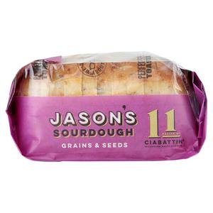 Jason's Sourdough Grains & Seeds Ciabatt Bread