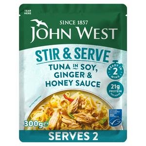 John West 300g MSC Stir & Serve in Soy, Ginger & Honey Sauce Tuna
