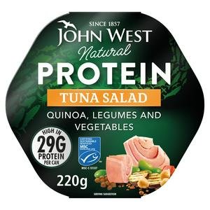 John West Natural Protein 220g Tuna Salad with Quinoa, Legumes & Vegetables