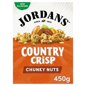 Jordans Country Crisp Breakfast Cereal with Chunky Nuts 450g