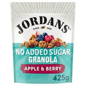 Jordans No Added Sugar Apple & Berry Granola Breakfast Cereal 425g