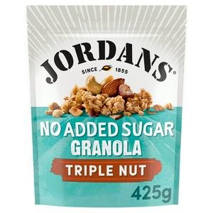 Jordans No Added Sugar Triple Nut Granola Breakfast Cereal 425g