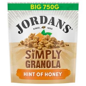 Jordans Simply Granola with a Hint of Honey Breakfast Cereal 750g