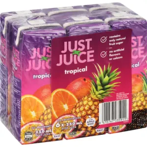 just juice fruit juice tropical 250ml each