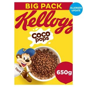 Kellogg's 650g Coco Pops Chocolate Breakfast Cereal