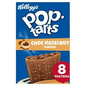 Kellogg's 8 x 48g Pop Tarts Chocolate Hazelnut Pastry Snacks