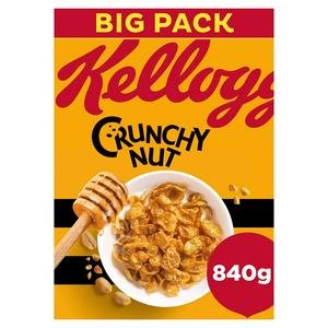 Kellogg's Crunchy Nut Original Breakfast Cereal 840g