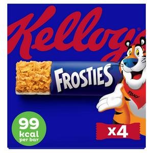 Kellogg's Frosties Cereal Breakfast Bar 4 x 25g
