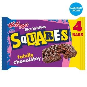 Kellogg's Rice Krispies Squares 4 x 36g Totally Chocolatey Snack Bars