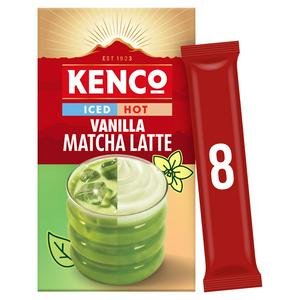 Kenco 8 x Vanilla Iced Hot Matcha Latte Sachets