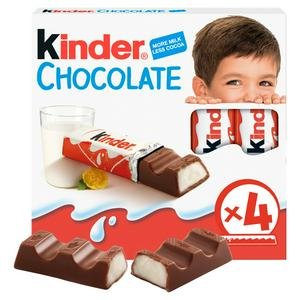 Kinder Small Multipack Chocolate Bars 4x2.5g