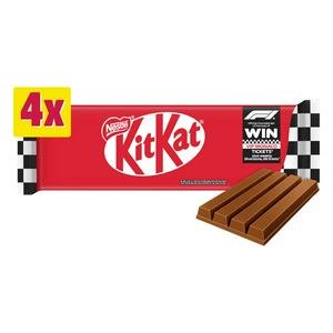 KitKat 4 Finger Milk Chocolate Biscuit Bar Multipack x4 41.5g