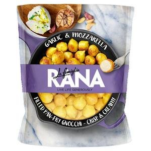 La Famiglia Rana Garlic & Mozzarella Filled Pan Fry Gnocchi 280g