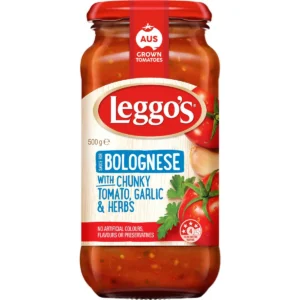 Leggo's Bolognese Chunky Tomato Garlic & Herbs Pasta Sauce