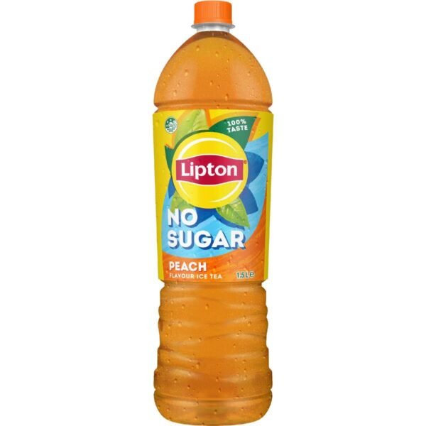 Lipton Ice Tea No Sugar Peach Flavour Iced Tea