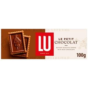 Lu Le Petit Chocolat Chocolate Topped Biscuits 100g