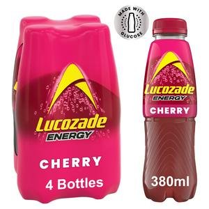 Lucozade Energy Cherry 4x380ml