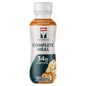 Müller Myprotein Cookies & Cream High Protein Complete Meal Shake