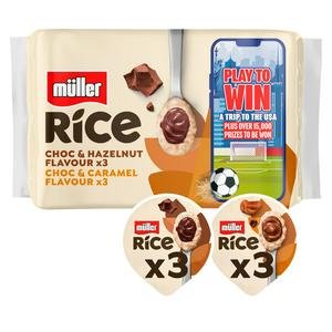 Müller Rice Chocolate, Hazelnut & Caramel Low Fat Desserts