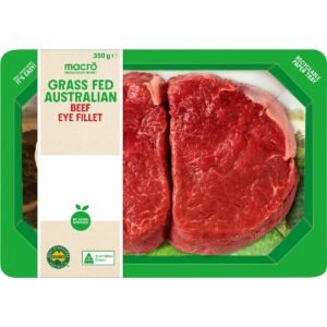 Macro Grass Fed Australian Beef Eye Fillet