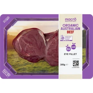 Macro Organic Australian Beef Eye Fillet Steak