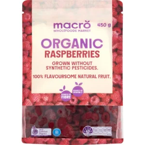 Macro Organic Frozen Raspberries