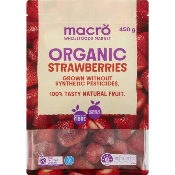 Macro Organic Frozen Strawberries