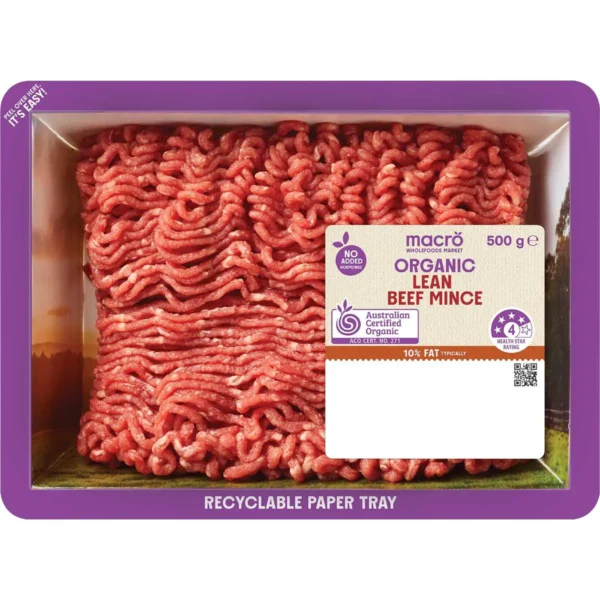Macro Organic Lean Beef Mince