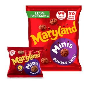 Maryland 6 Cookies Minis Multipacks Double Chocolate