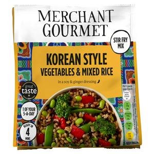 Merchant Gourmet Aromatic Korean Style Vegetables & Mixed Grains 400g Merchant Gourmet Aromatic Korean Style Vegetables & Mixed Grains 400g