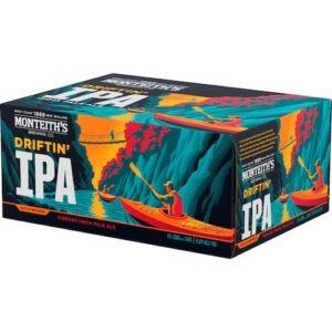 monteith's craft beer driftin ipa