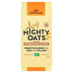 Mornflake Mighty Oats Stoneground Oatmeal 750g