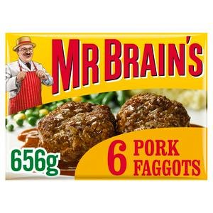Mr Brain's Pork Faggots x6 656g