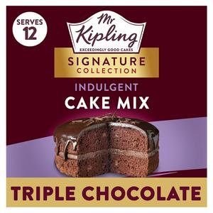 Mr Kipling Signature 416g Baking Triple Chocolate Cake Mix