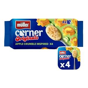 Muller Corner Originals Apple Crumble Yogurt 4x124g